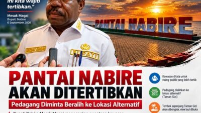 (Pantai Nabire Akan Ditata, Pedagang Diminta Pindah, Ini Kata Bupati)