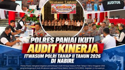 (Polres Paniai Jalani Audit Kinerja Itwasum Polri Tahap II Tahun 2026)
