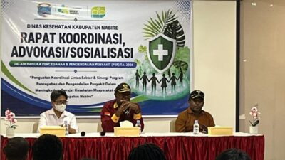 (Cegah Penularan AIDS, TBC dan Malaria, Pemkab Nabire Libatkan Masyarakat)