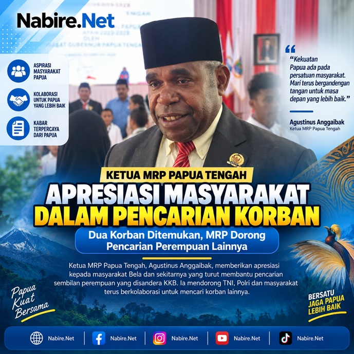 Dua Korban Sandera Ditemukan, MRP Dorong Pencarian Sandera Perempuan Lainnya