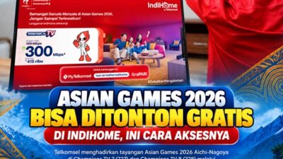 (Asian Games 2026 Bisa Ditonton Gratis di IndiHome, Ini Cara Aksesnya)