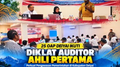 (25 OAP Deiyai Ikuti Diklat Auditor Ahli Pertama, Perkuat Pengawasan Pemerintahan)
