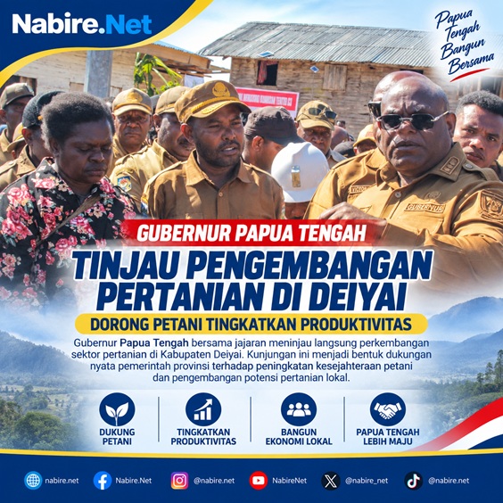(Plt Kadis Pertanian Deiyai Apresiasi Gubernur, Pertanian Lokal Mulai Menunjukkan Hasil)