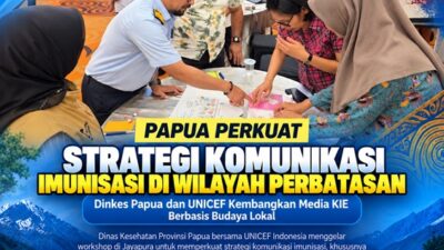 (Cegah Polio di Perbatasan RI-PNG, Dinkes Papua dan UNICEF Kembangkan Media KIE)
