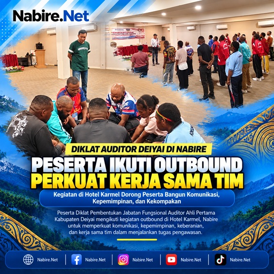 (Belajar Jadi Pemimpin Lewat Outbound, Peserta Diklat Auditor Deiyai Ungkap Manfaatnya)
