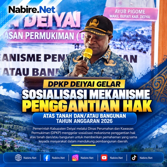 (DPKP Deiyai: Penggantian Hak Tanah Harus Hormati Kepentingan Masyarakat)