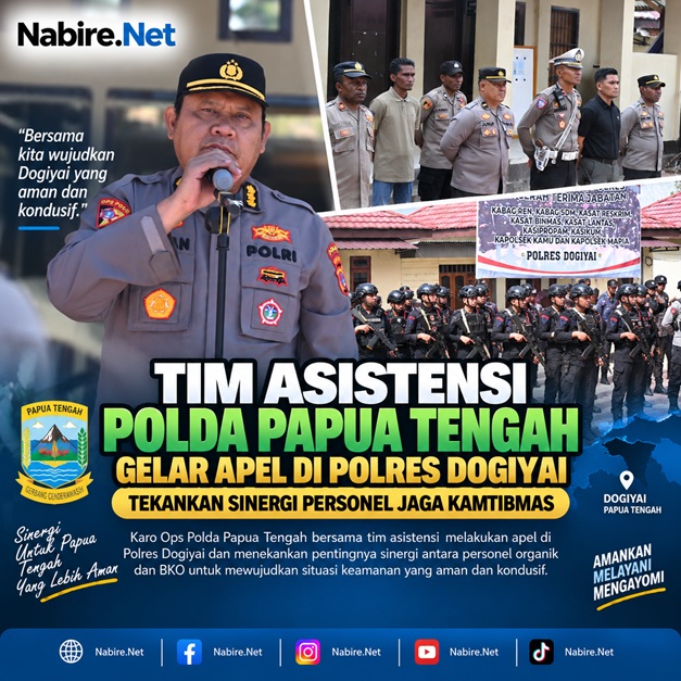 (Tim Asistensi Polda Papua Tengah Perkuat Sinergi Personel di Polres Dogiyai)