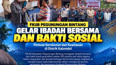 (FKUB Pegunungan Bintang Gelar Ibadah Bersama dan Bakti Sosial)
