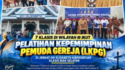 (7 Klasis Wilayah III Ikuti Pelatihan Kepemimpinan Pemuda Gereja di Biak)