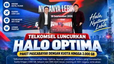 (Halo Optima Telkomsel Hadir dengan Kuota Jumbo dan Akses Layanan Digital)