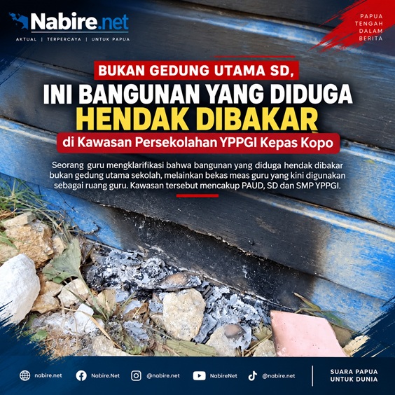 Bukan Gedung Utama SD, Ini Bangunan yang Diduga Hendak Dibakar di Kawasan Persekolahan YPPGI Kepas Kopo