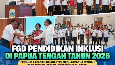 (Pemprov Papua Tengah Ingin Anak Berkebutuhan Khusus Mendapat Akses Pendidikan Setara)