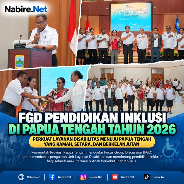 Pemprov Papua Tengah Ingin Anak Berkebutuhan Khusus Mendapat Akses Pendidikan Setara