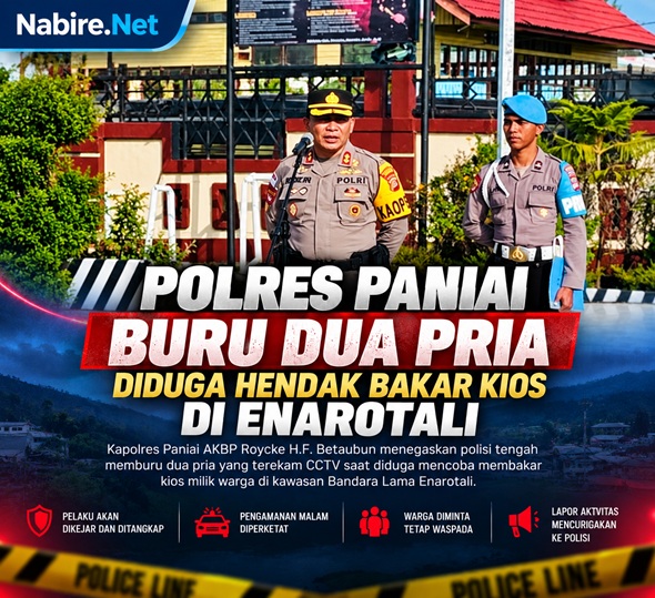 (Kapolres Paniai Perintahkan Pengejaran Dua Pria dalam Kasus Kios Nyaris Terbakar)