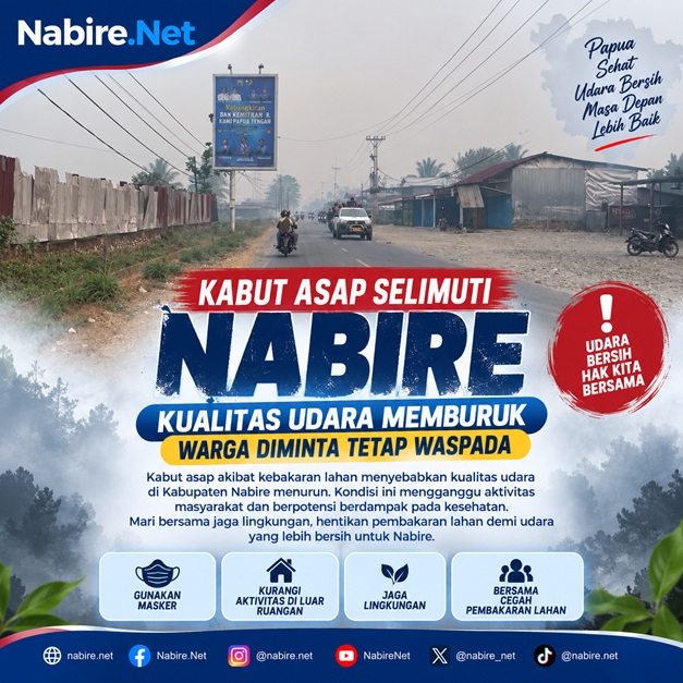 (Kualitas Udara Nabire Masuk Kategori Sangat Tidak Sehat, ISPU Capai 258)
