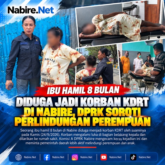 (Ibu Hamil 8 Bulan Diduga Jadi Korban KDRT di KPR Nabire hingga Dilarikan ke Rumah Sakit)