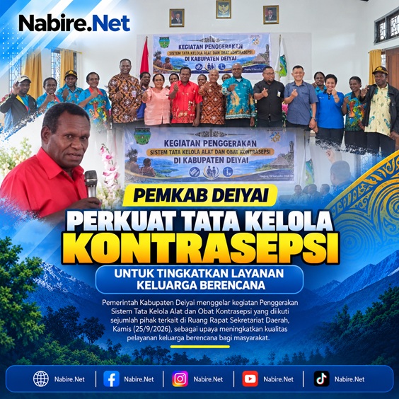 (Pemkab Deiyai Tekankan Pentingnya Edukasi Kontrasepsi bagi Pria dan Perempuan)