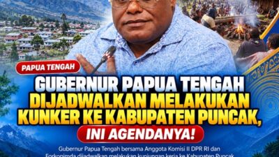 (Gubernur Papua Tengah Dijadwalkan Lakukan Kunker ke Kabupaten Puncak, Ini Agendanya!)