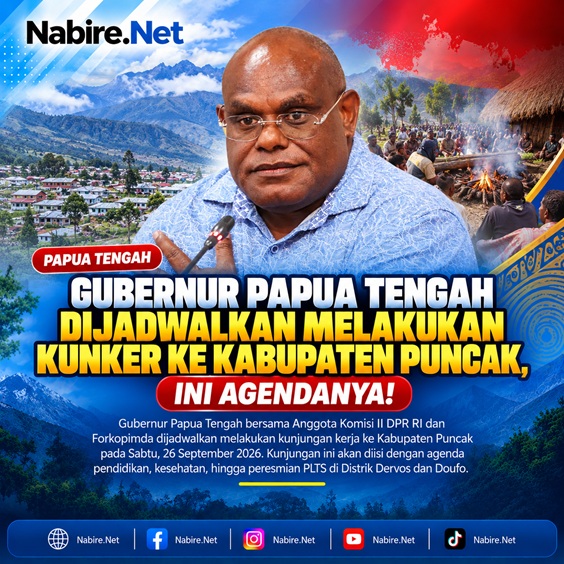 (Gubernur Papua Tengah Dijadwalkan Lakukan Kunker ke Kabupaten Puncak, Ini Agendanya!)