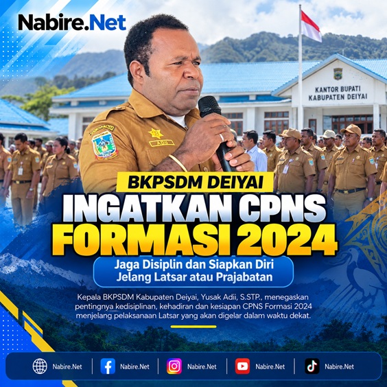 (Latsar CPNS Deiyai Segera Digelar, BKPSDM Tekankan Disiplin dan Kesiapan)