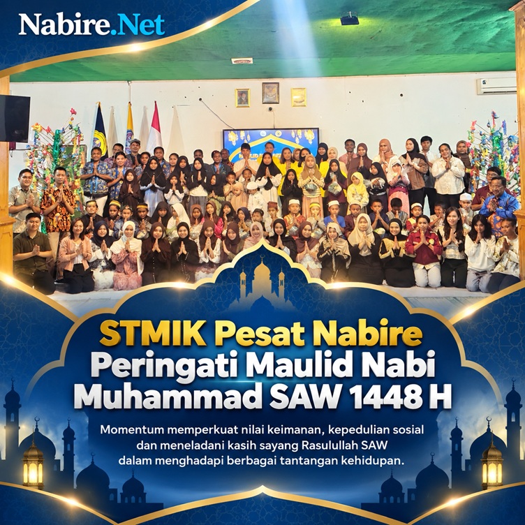 (STMIK Pesat Nabire Gelar Maulid Nabi, Kasih Sayang Jadi Pesan Utama)