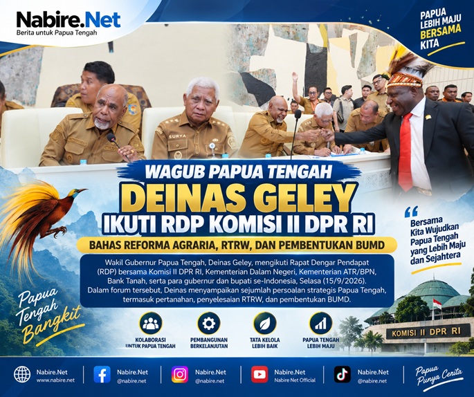 (Wagub Papua Tengah Minta Pemerintah Pusat Percepat Penyelesaian RTRW dan BUMD)