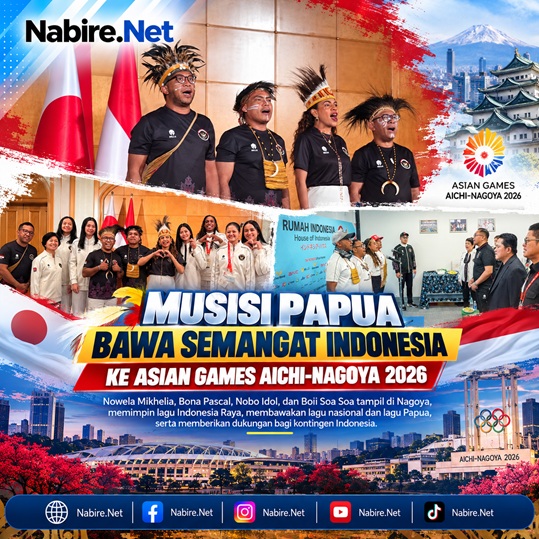 (Dari Papua ke Jepang, Musisi Papua Beri Dukungan untuk Atlet Indonesia di Asian Games)