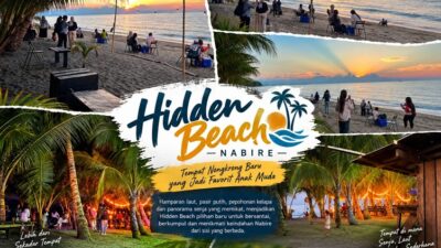 (Tak Perlu Keluar Kota, Hidden Beach Nabire Tawarkan Pesona Senja di Tepi Laut)