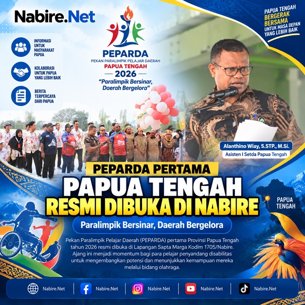(PEPARDA Perdana Papua Tengah 2026 Dibuka, Pemerintah Tekankan Sportivitas)