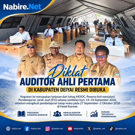 (Diklat Auditor Ahli Pertama di Deiyai Resmi Dibuka, Peserta Jalani PJJ)