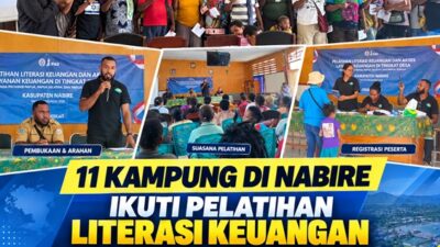 (Kementerian Desa Beri Pelatihan Literasi Keuangan untuk Warga 11 Kampung di Nabire)