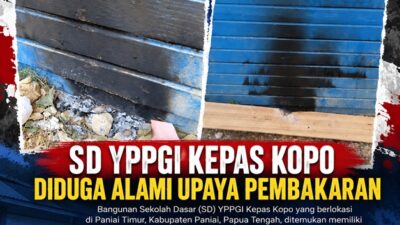 (Tembok Kayu SD YPPGI Kepas Kopo Menghitam, Ada Dugaan Bekas Percobaan Pembakaran?)