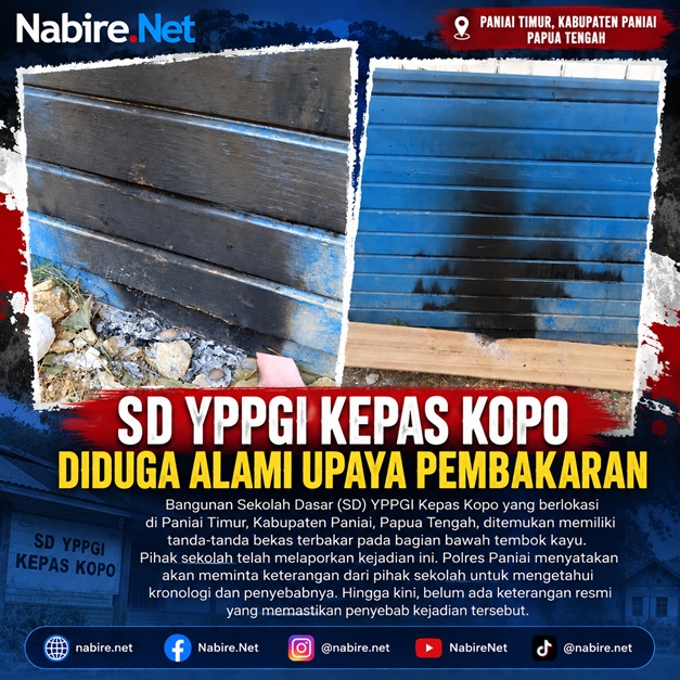 (Tembok Kayu SD YPPGI Kepas Kopo Menghitam, Ada Dugaan Bekas Percobaan Pembakaran?)