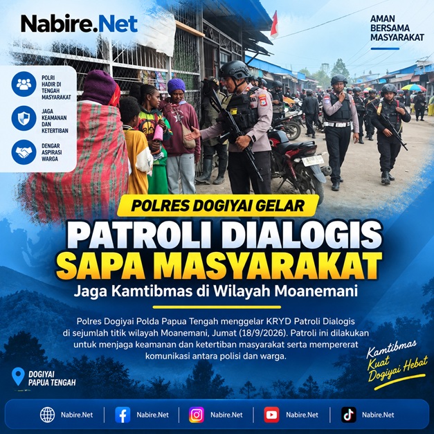 (Patroli Dialogis Polres Dogiyai Sasar Terminal dan Pasar)