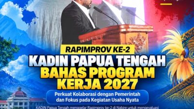 (KADIN Papua Tengah Evaluasi Setahun Kepengurusan, Siapkan Agenda Ekonomi 2027)