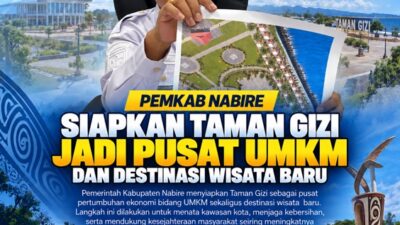 (Pemkab Nabire Siapkan Taman Gizi Jadi Pusat UMKM dan Destinasi Wisata Baru)