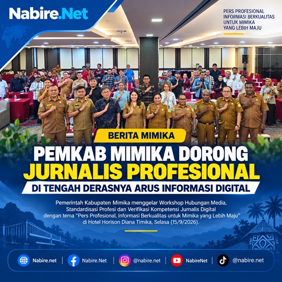 Ratusan Insan Pers Ikuti Workshop Jurnalis Digital, Ini Pesan Pemkab Mimika