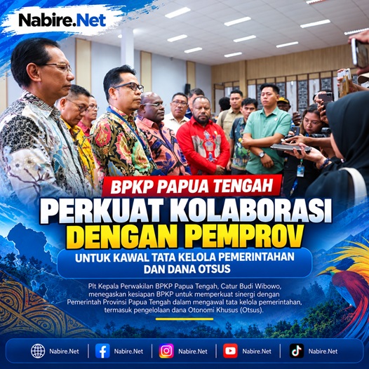 (BPKP Siap Kawal Pengelolaan Dana Otsus di Papua Tengah)