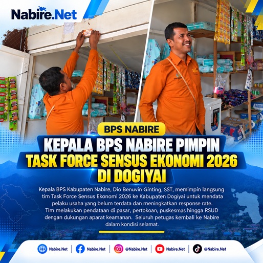 (Kepala BPS Nabire Pimpin Task Force Sensus Ekonomi 2026 di Dogiyai)