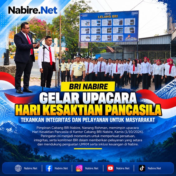 (BRI Nabire Gelar Upacara Hari Kesaktian Pancasila, Tekankan Integritas dan Persatuan)