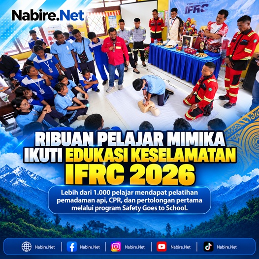 (Ribuan Pelajar Mimika Ikuti Edukasi Keselamatan IFRC 2026)