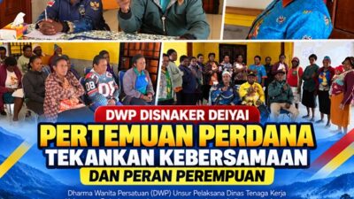 (Pertemuan Perdana DWP Disnaker Deiyai Tekankan Kebersamaan dan Peran Perempuan)