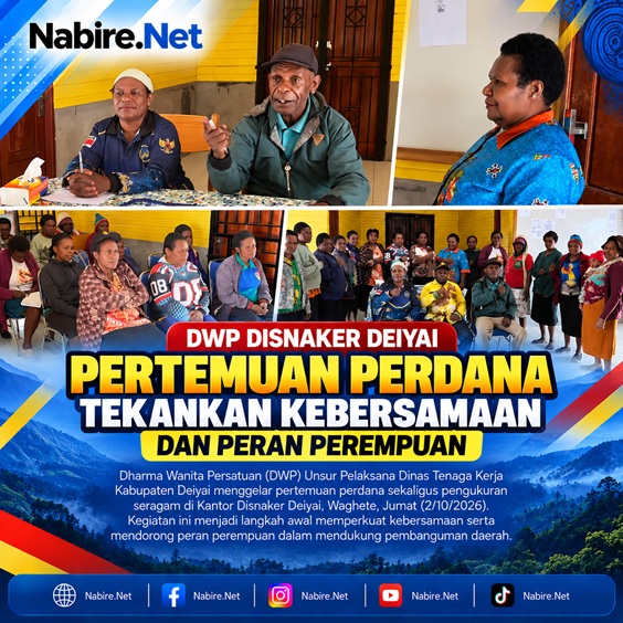 (Pertemuan Perdana DWP Disnaker Deiyai Tekankan Kebersamaan dan Peran Perempuan)