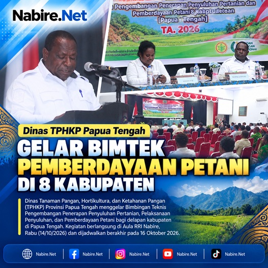 (Dinas TPHKP Papua Tengah Gelar Bimtek untuk Petani di 8 Kabupaten)