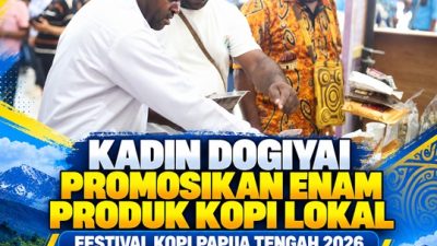(KADIN Dogiyai Promosikan Enam Produk Kopi Lokal di Festival Kopi Papua Tengah 2026)