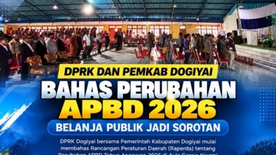 (DPRK dan Pemkab Dogiyai Bahas Perubahan APBD 2026, Belanja Publik Jadi Sorotan)