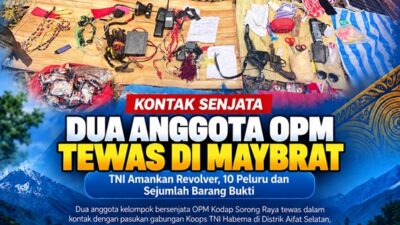 (Kontak Senjata di Maybrat, Dua Anggota OPM Kodap Sorong Raya Tewas)