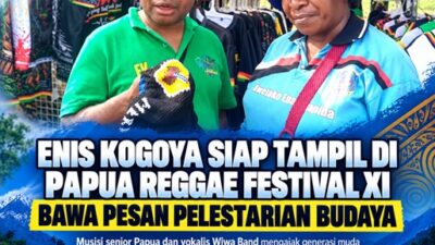 (Enis Kogoya Siap Tampil di Papua Reggae Festival XI, Bawa Pesan Pelestarian Budaya)