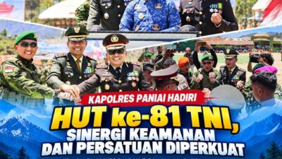 (Kapolres Paniai Hadiri HUT ke-81 TNI, Sinergi Keamanan dan Persatuan Diperkuat)