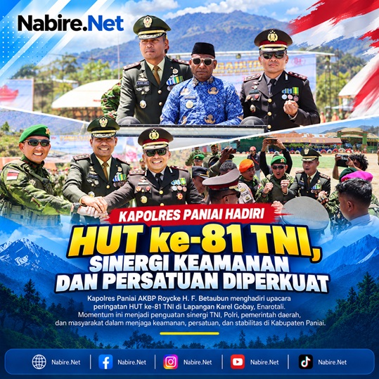 (Kapolres Paniai Hadiri HUT ke-81 TNI, Sinergi Keamanan dan Persatuan Diperkuat)